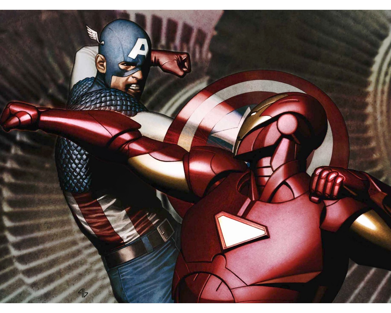 Who is stronger Captain America or Iron Man?