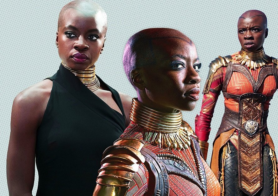 Who is the bald woman in Black Panther?
