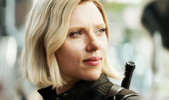 Who is the blonde in Black Widow?