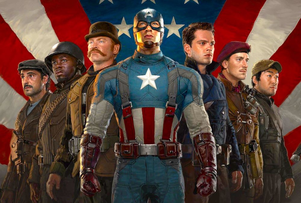Who is the guy in the Captain America suit?