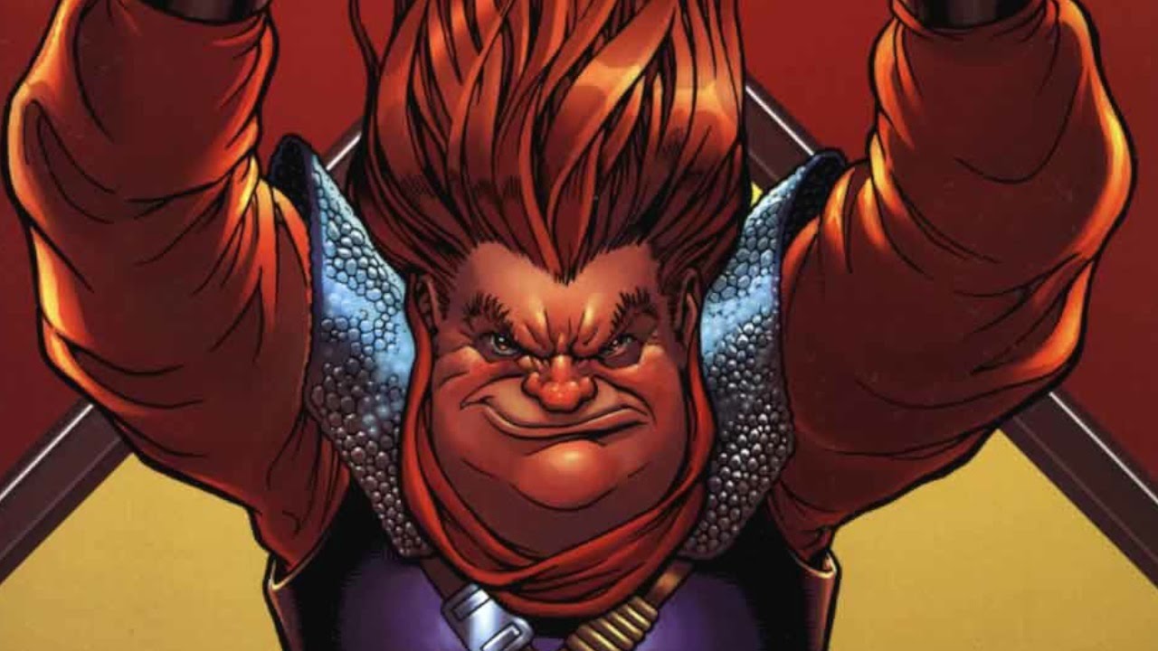 Who is the purple supervillain?