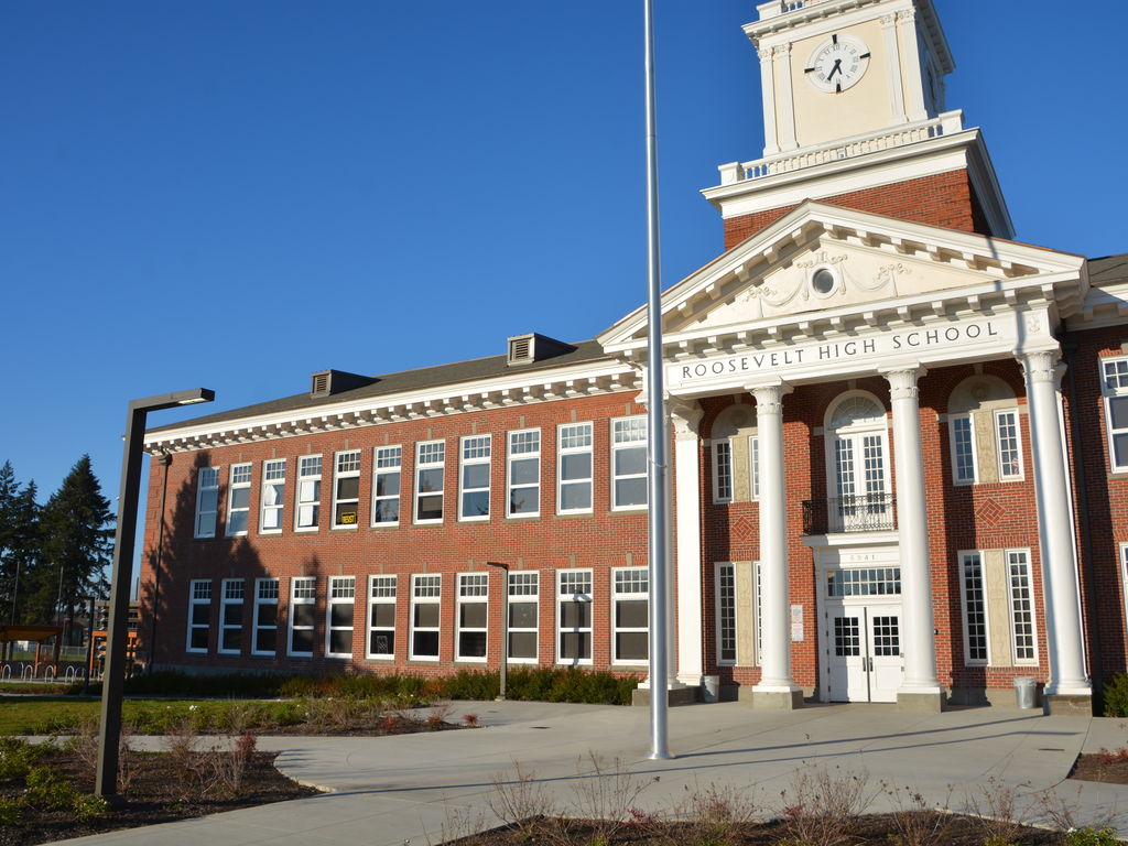 Who made Roosevelt School?