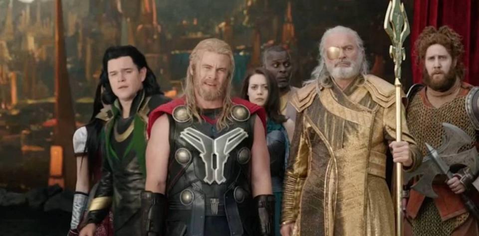 Who played fake Odin in Thor: Ragnarok?