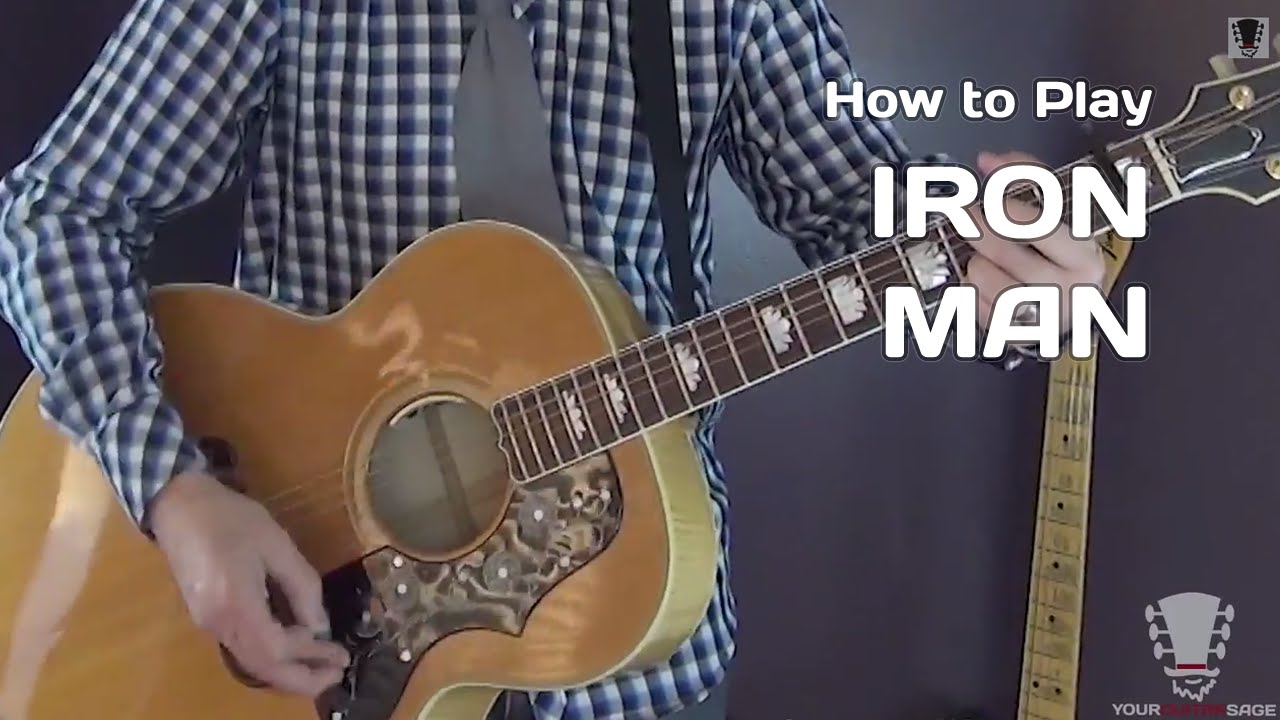 Who played lead guitar on Iron Man?