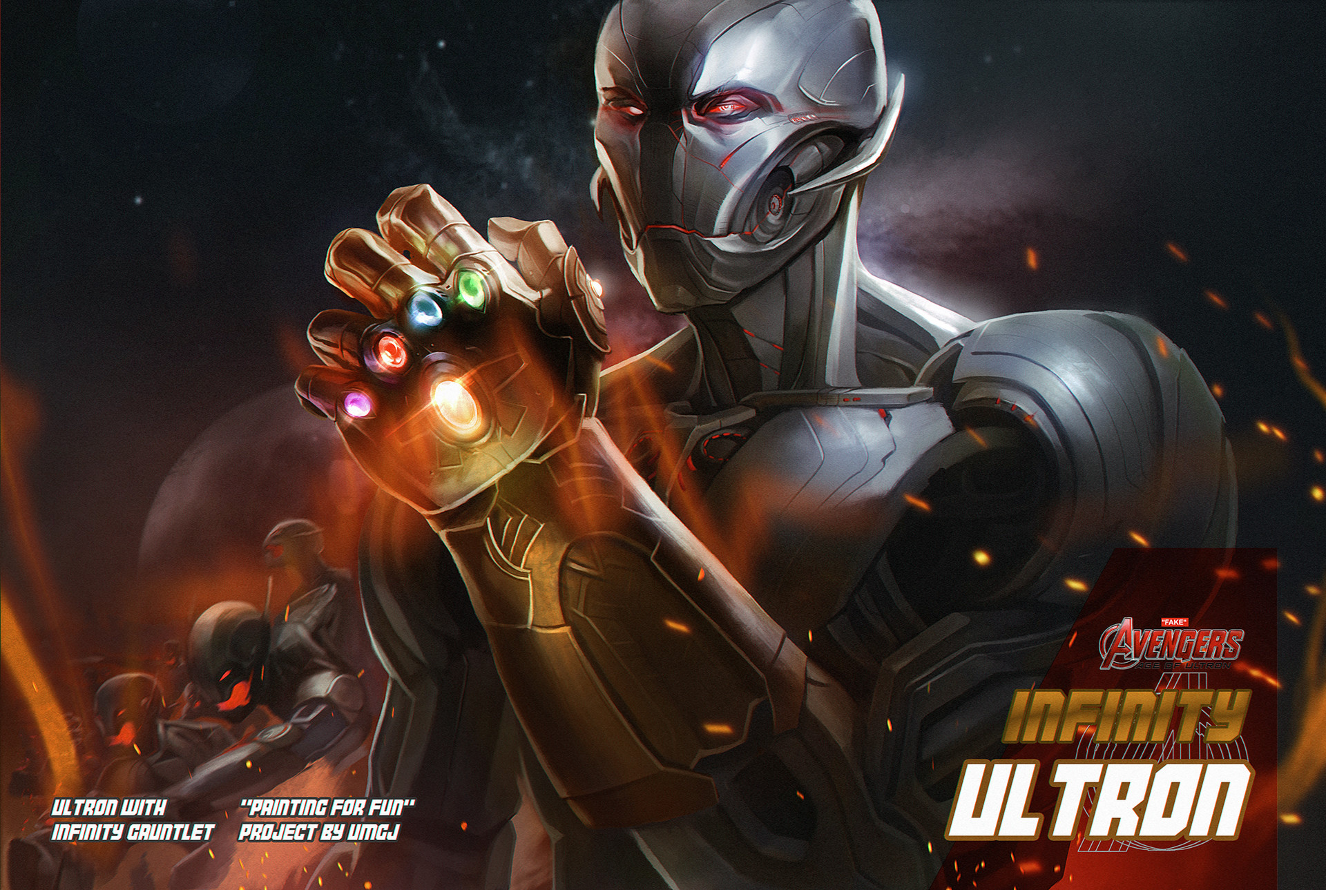 Who plays Infinity Ultron?