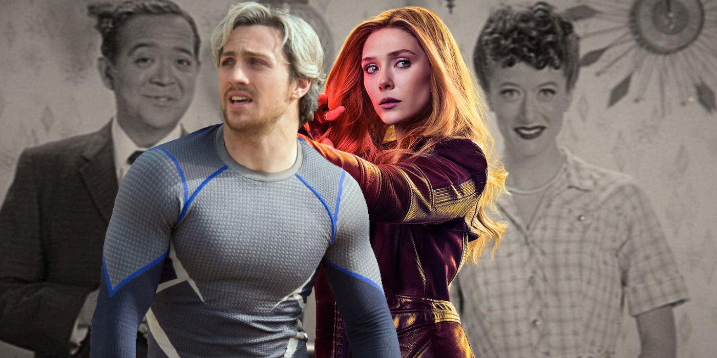 Who were the people in the WandaVision commercial?