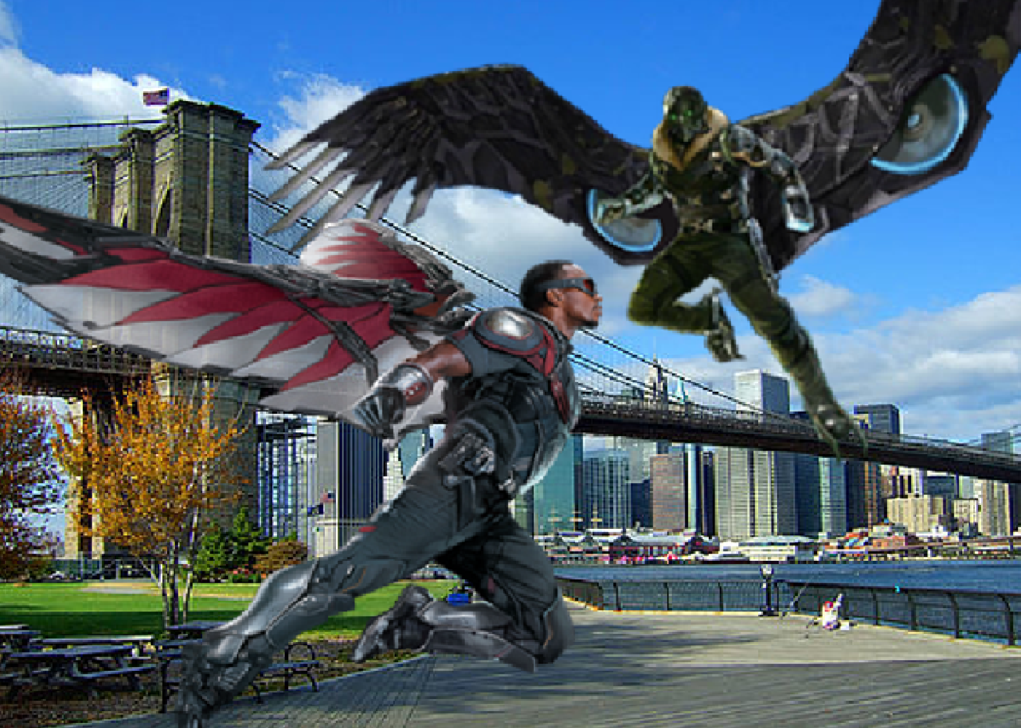 Who would win falcon or vulture?