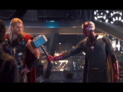 Why can Vision lift Thor's hammer?