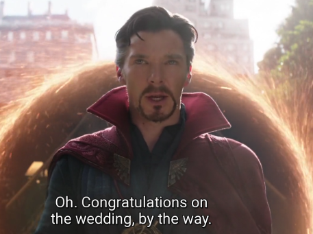 Why did Dr. Strange ask the doctor to cover his watch?