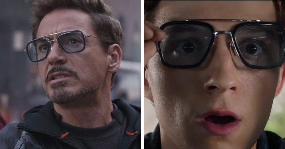 Why did Tony give Peter the glasses?
