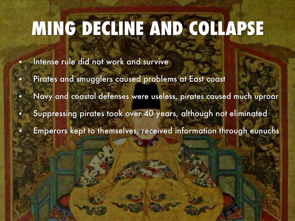 Why did the Ming dynasty fall?