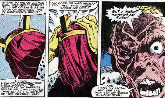 Why does Baron Zemo wear a mask?