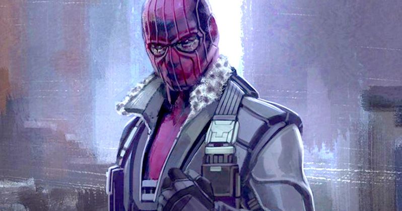 Why does Helmut Zemo wear a purple mask?