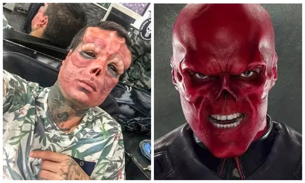Why does Red Skull look that way?