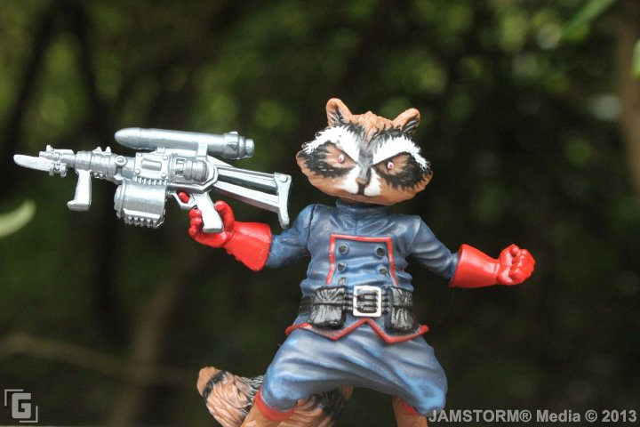 Why does Rocket look like a raccoon?
