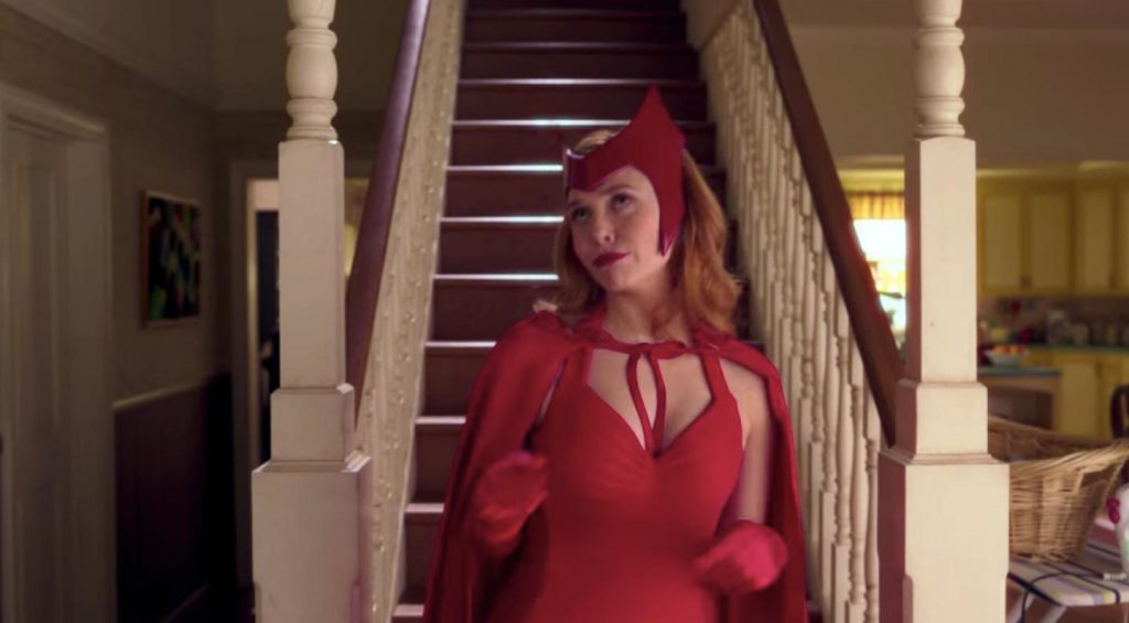 Why does Wanda lose her accent?