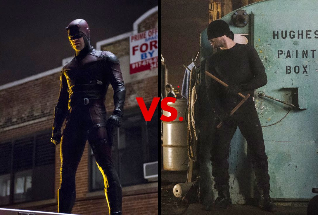 Why is Daredevil suit red?