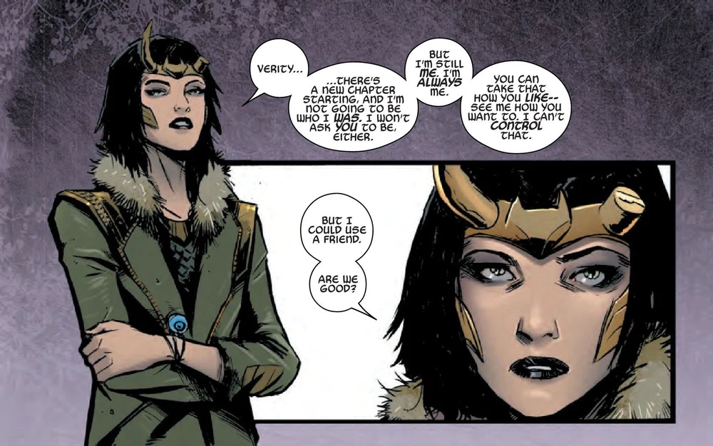 Why is Lady Loki Horn Broken?