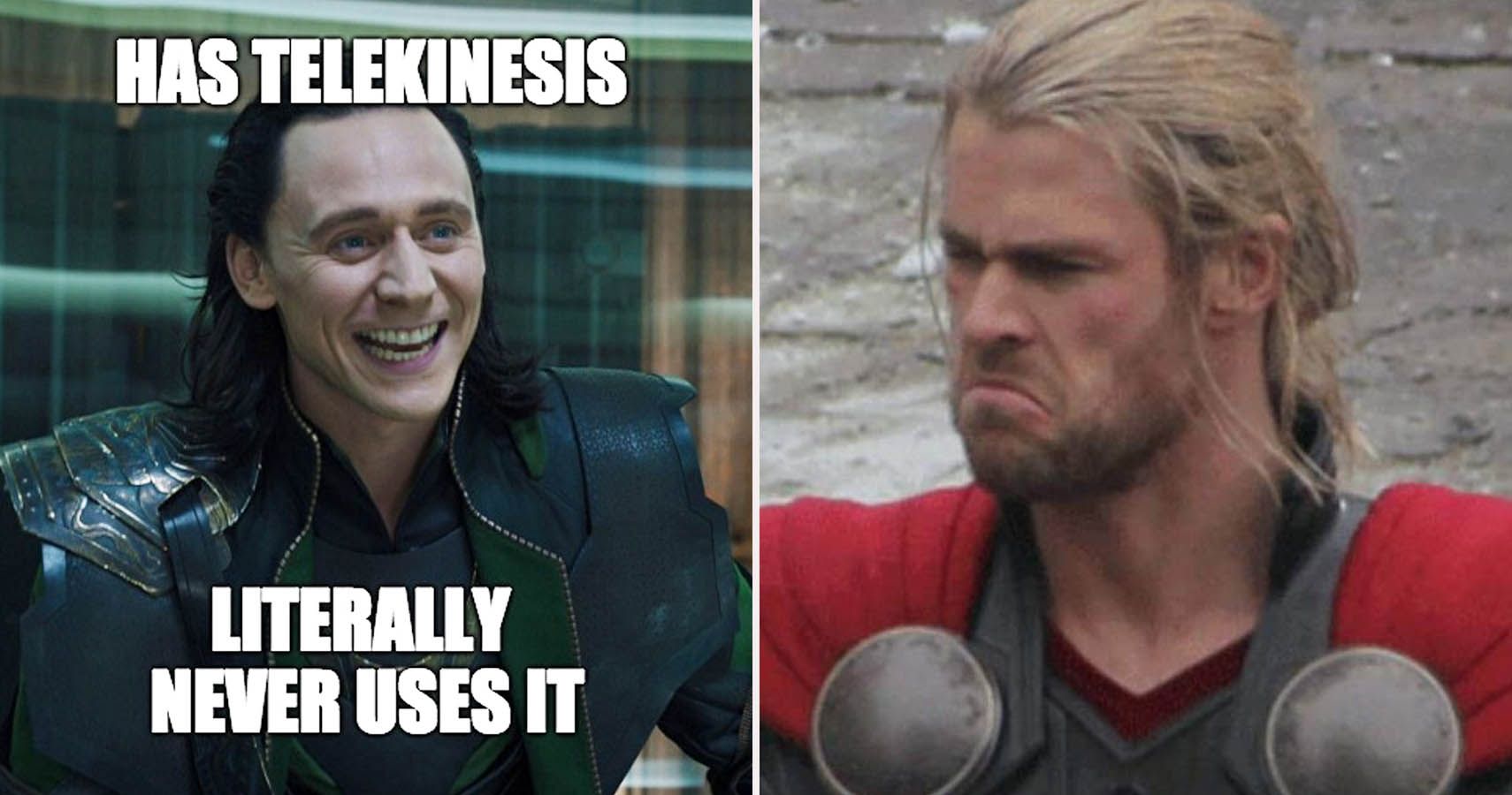 Why is Loki's skin not blue?