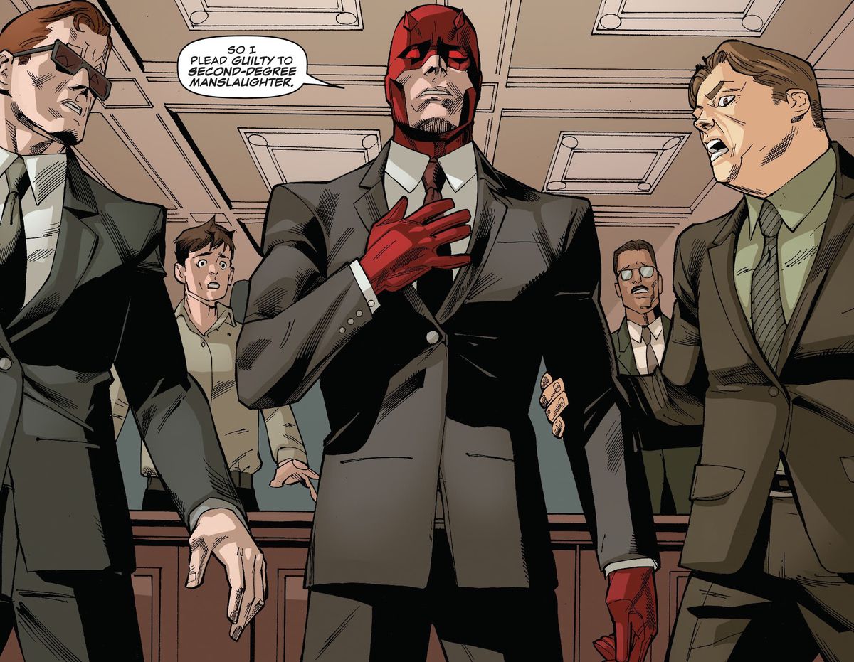 Why is Matt Murdock in jail?