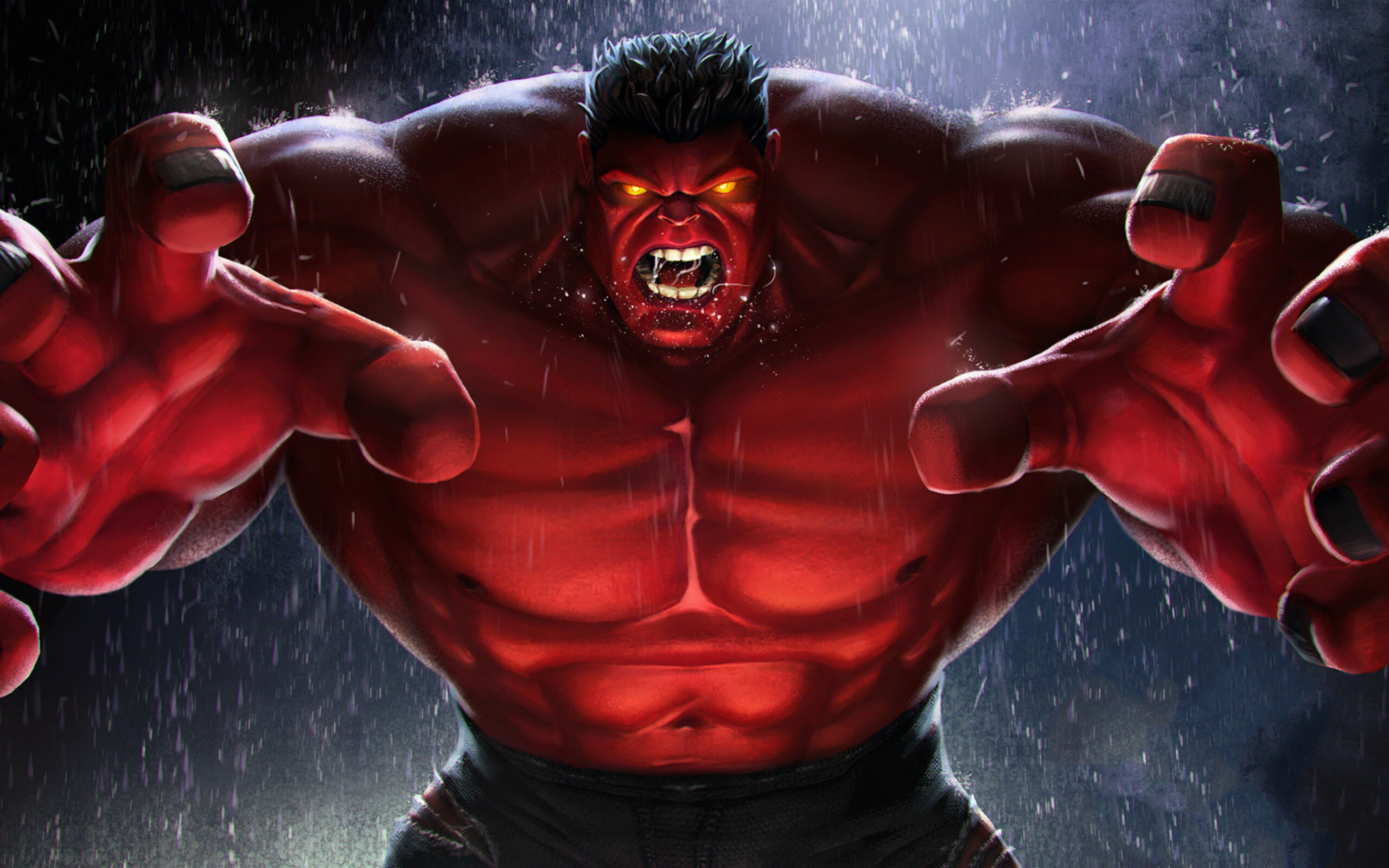 Why is Red Hulk Red?