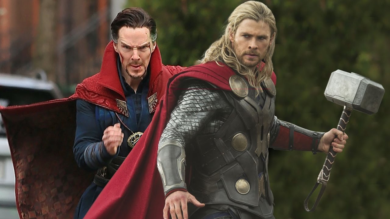 Why is Thor looking for Odin in Dr Strange?