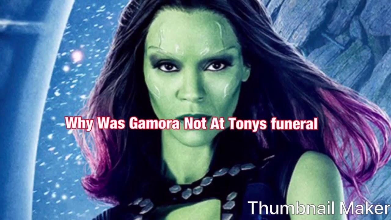 Why was Gamora not at the funeral?