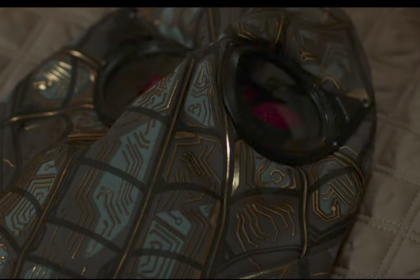 Why was Spider-Man's suit inside out?