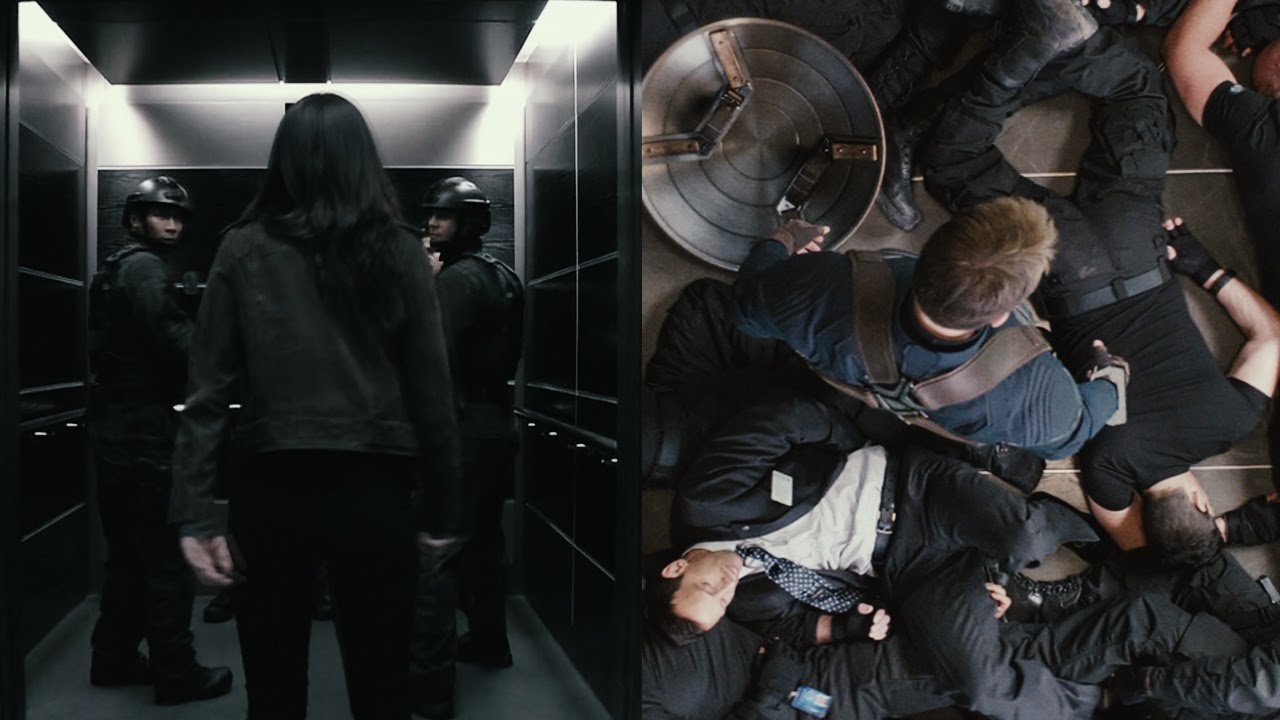 Why was Steve Rogers attacked in the elevator?